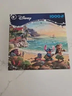 Disney | Games | Thomas Kinkade Lilo And Stitch Puzzle | Poshmark